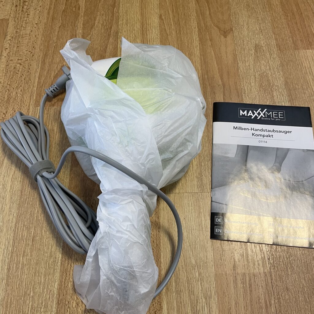 MAXXMEE Milbensauger Lieferumfang