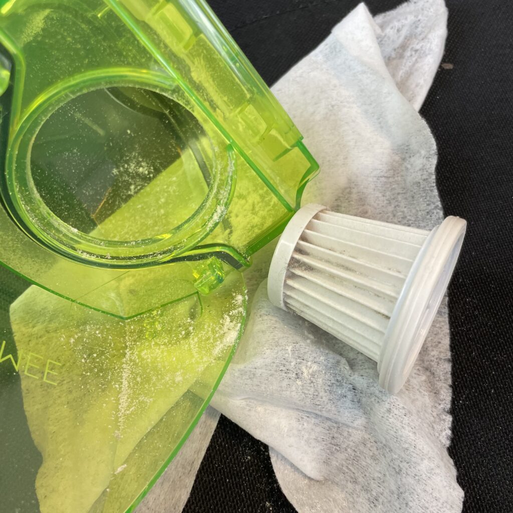 MAXXMEE Milbensauger nach dem Test