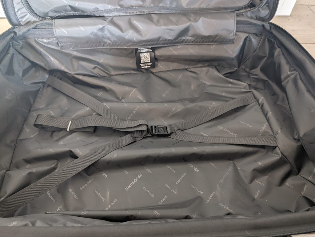 Samsonite Intuo Spinner L Koffer Spanngurt