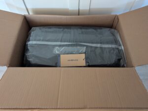 Samsonite Intuo Spinner L Koffer Verpackung geöffnet