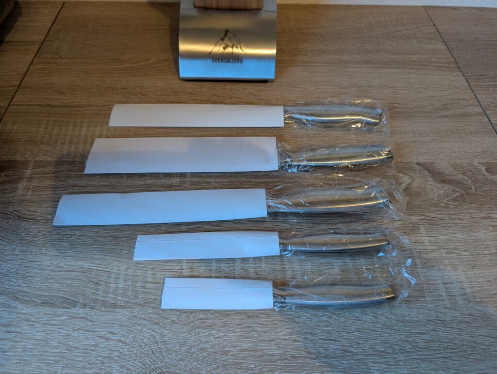 Svensbjerg SB-KS101 Messerset Messer in Verpackung