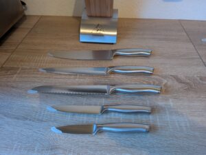 Svensbjerg SB-KS101 Messerset Messer mit Klingenspitzenschutz