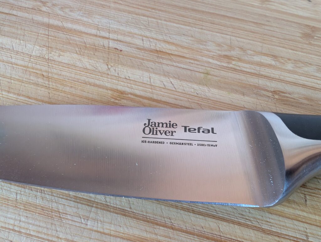Tefal Jamie Oliver Messerset Kochmesser Logo