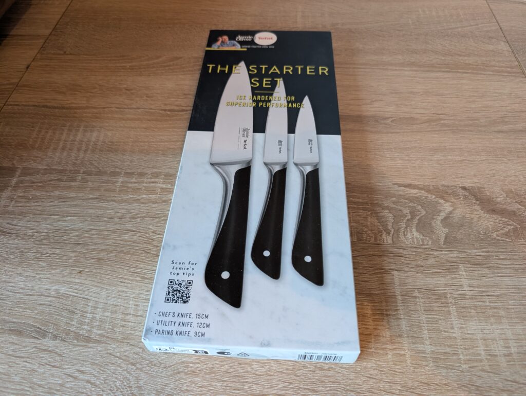 Tefal Jamie Oliver Messerset Verpackung