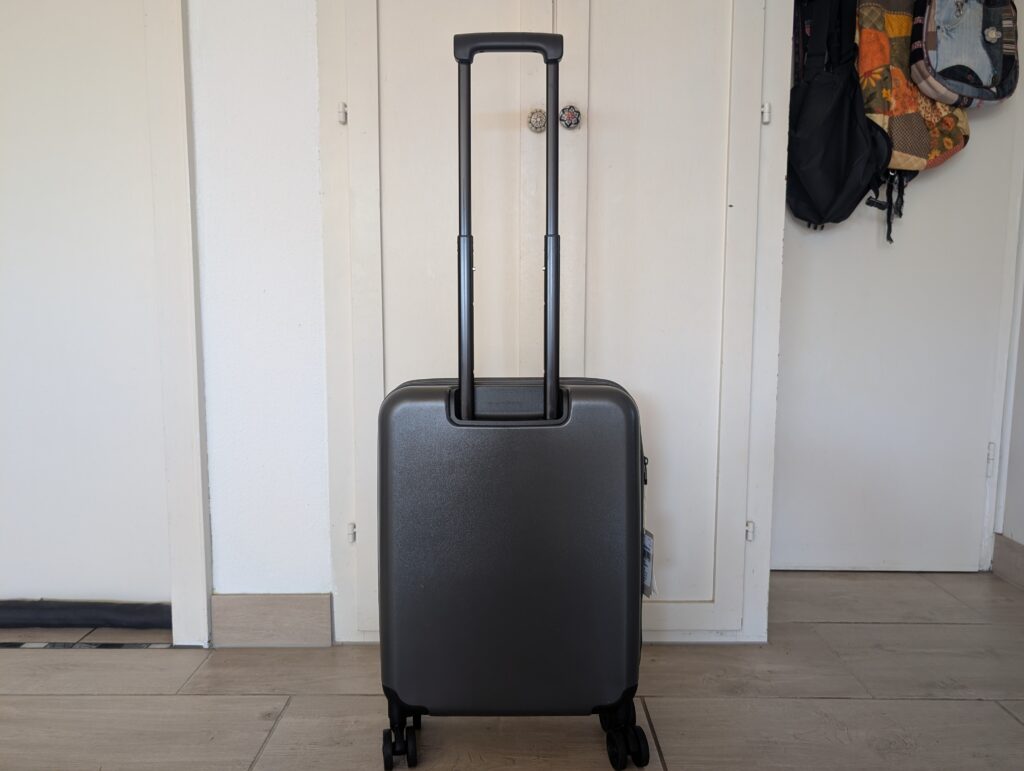 Travelite Basic Koffer Teleskopgriff ausgezogen gesamt