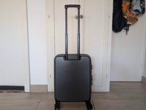 Travelite Basic Koffer Teleskopgriff ausgezogen gesamt