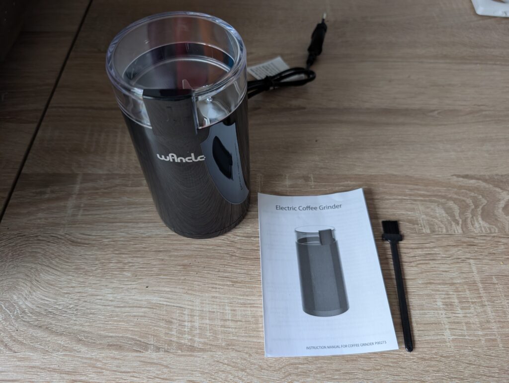 Wancle-Kaffeemühle Lieferumfang