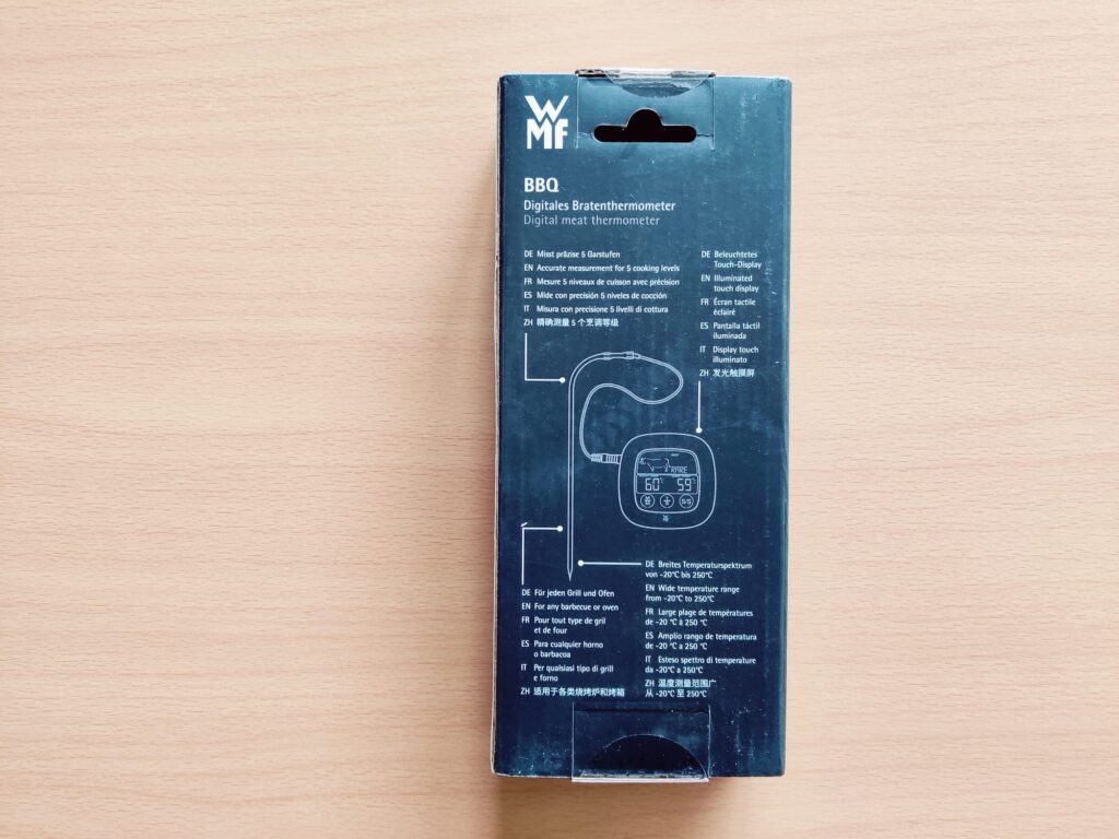 WMF 0608916030 Grillthermometer Verpackung Rückseite