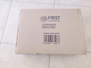 TZS First Austria FA-5350-3 Elektrogrill Umverpackung