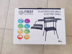 TZS First Austria FA-5350-3 Elektrogrill Verpackung