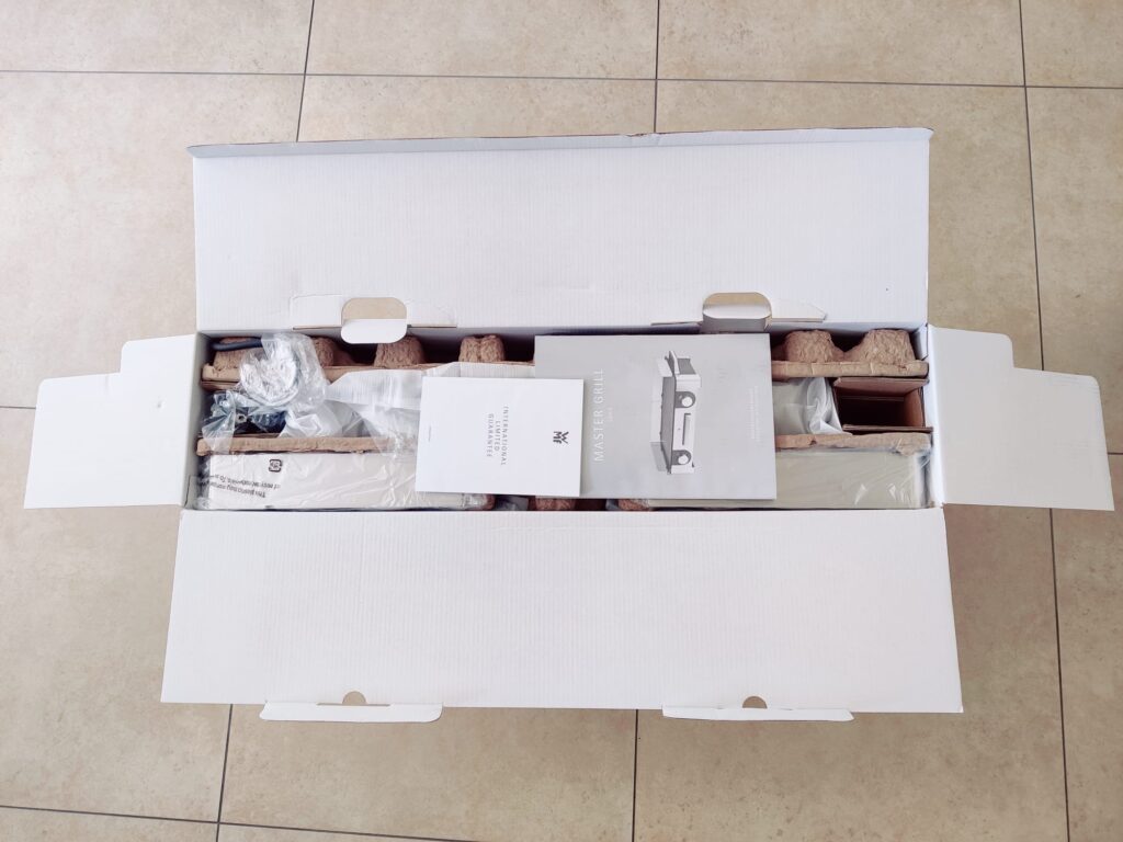 WMF Lono Master-Grill Elektrogrill Verpackung offen