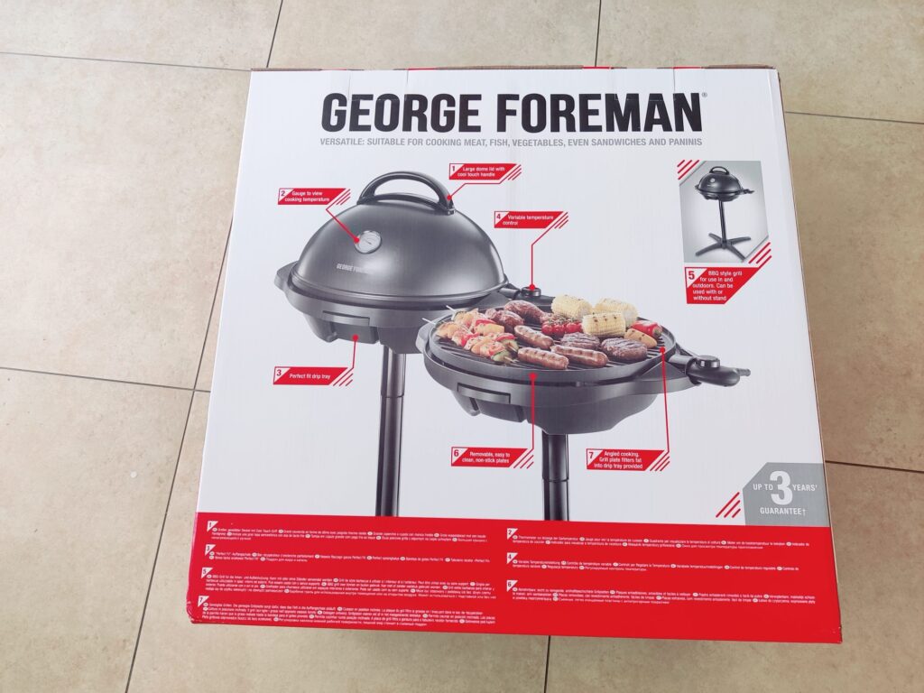 George Foreman 22460-56 Elektrogrill Verpackung