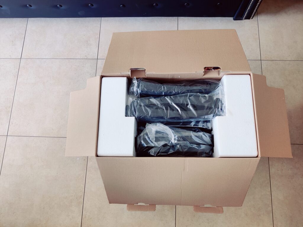 George Foreman 22460-56 Elektrogrill Verpackung offen