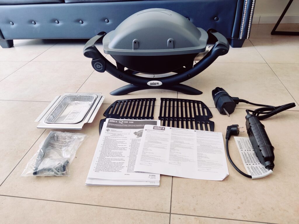 Weber Q 1400 Elektrogrill mit Zubehör