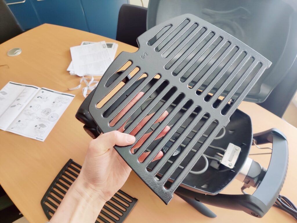 Weber Q 1400 Elektrogrill Grillplatte