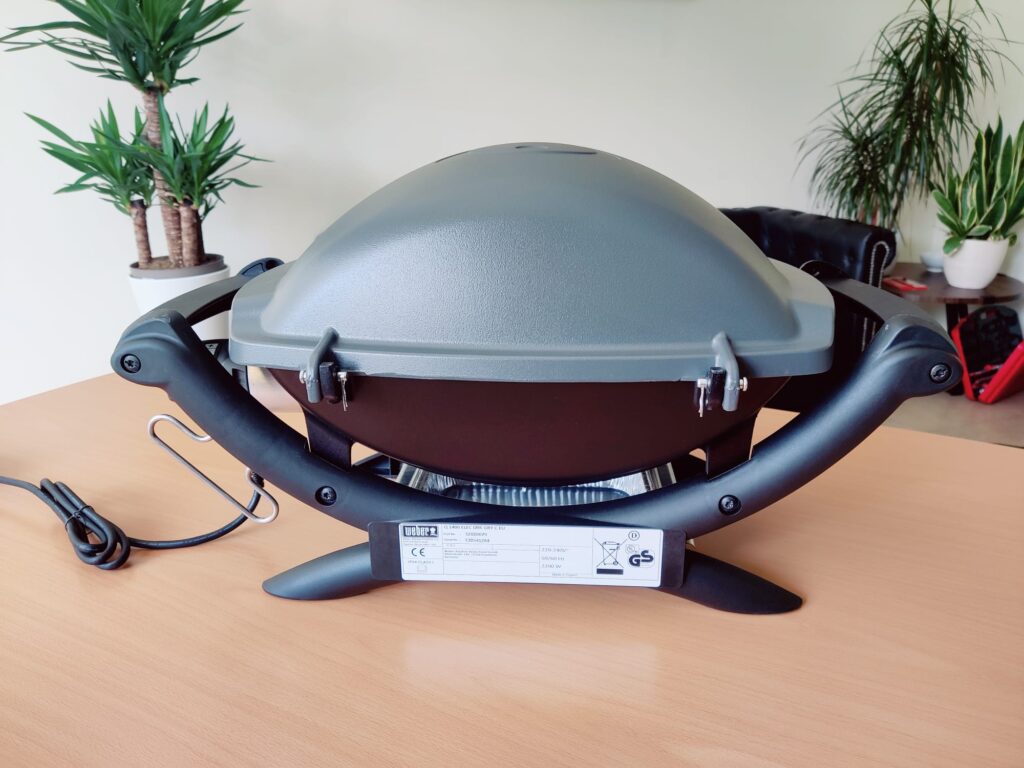 Weber Q 1400 Elektrogrill von hinten