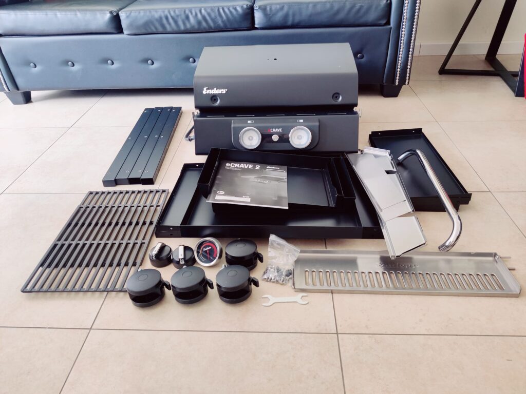 Enders eCRAVE 2 Elektrogrill mit Zubehör