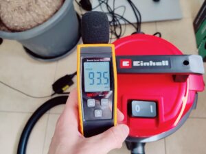 Einhell TC-VC 1240 S Nasssauger Lautstärke auf höchster Stufe