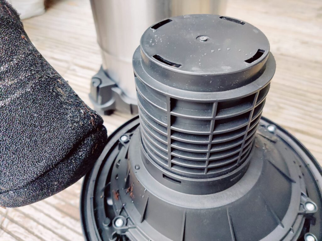 Einhell TC-VC 1240 S Nasssauger Filterleistung Nassfilter