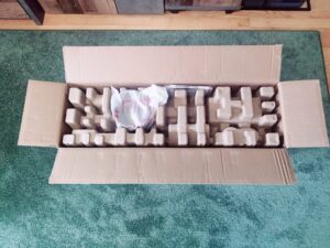 Tineco Pure ONE A90S Akku-Staubsauger Verpackung offen