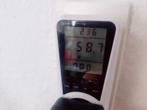 Tineco Pure ONE A90S Akku-Staubsauger Stromverbrauch beim Laden