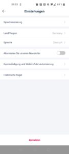 Tineco Pure ONE A90S Akku-Staubsauger App Einstellungen