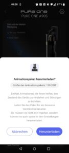 Tineco Pure ONE A90S Akku-Staubsauger App Animationspaket