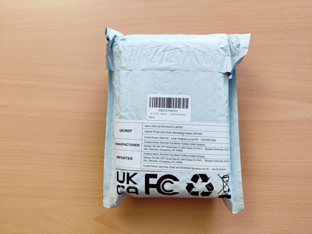 BEYSTE A15 Taschenlampe Verpackung