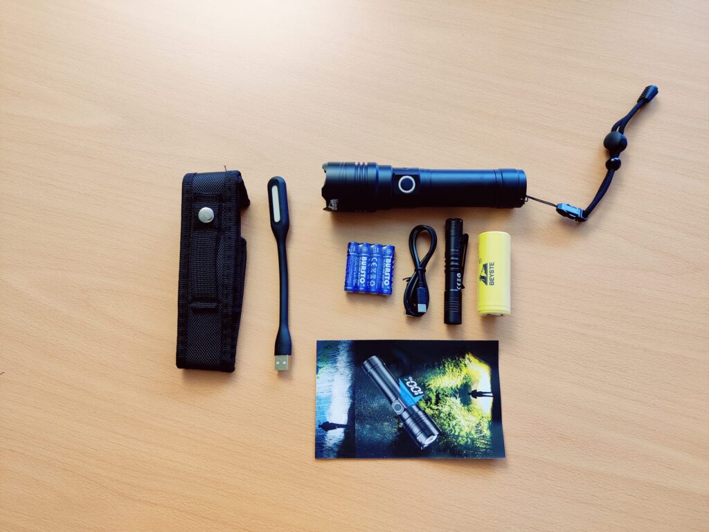 BEYSTE A15 Taschenlampe Startbild