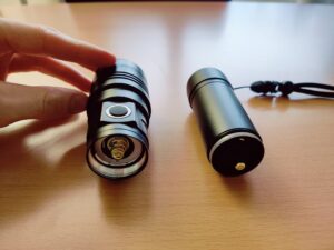 BEYSTE A15 Taschenlampe auseinander gebaut