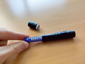 BEYSTE A15 Taschenlampe Mini-UV-Taschenlampe Batteriebetrieb
