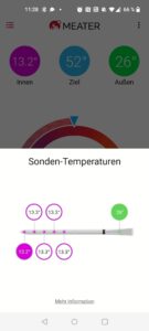 Meater Pro Grillthermometer Messgenauigkeit Kältetest