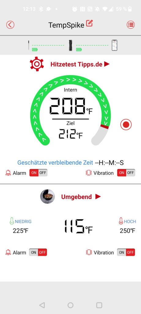 ThermoPro TP961 TempSpike Grillthermometer Messgenauigkeit Hitzetest