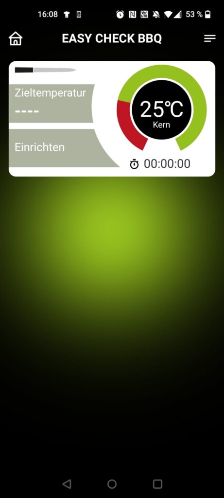 Outdoorchef Easy Check Single Grillthermometer App Startseite