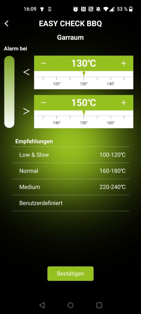 Outdoorchef Easy Check Single Grillthermometer App Garraumsteuerung