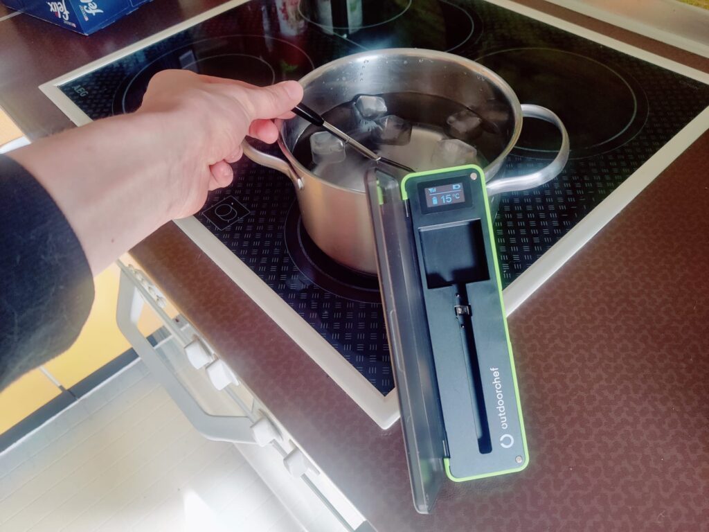 Outdoorchef Easy Check Single Grillthermometer im Kältetest