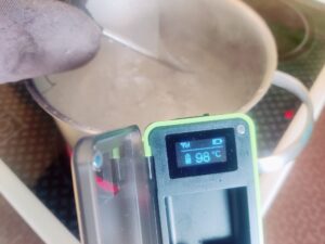Outdoorchef Easy Check Single Grillthermometer Display im Hitzetest