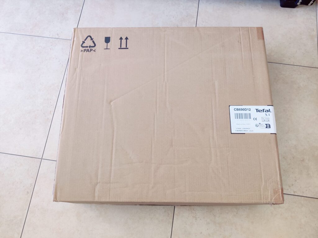 Tefal Maxi Plancha CB690D Elektrogrill Umverpackung