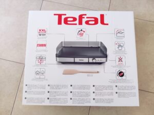 Tefal Maxi Plancha CB690D Elektrogrill Verpackung Rückseite