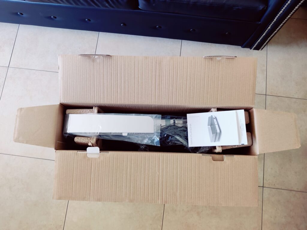 Tefal Maxi Plancha CB690D Elektrogrill Verpackung offen