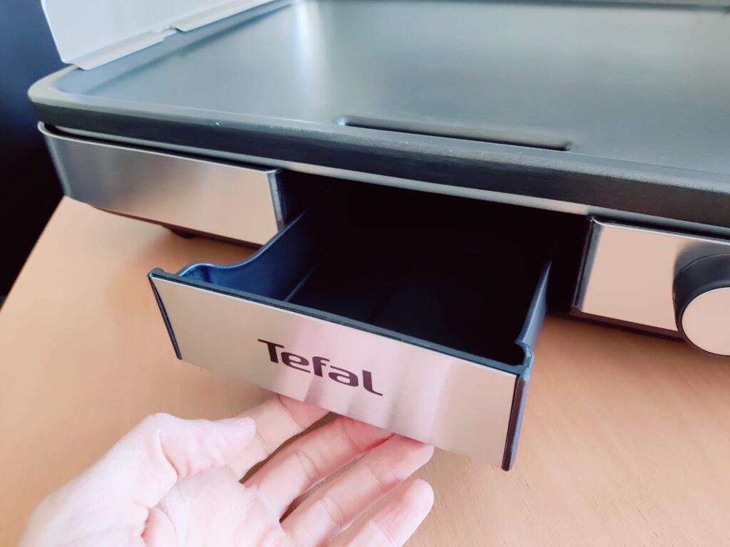 Tefal Maxi Plancha CB690D Elektrogrill Auffangschale