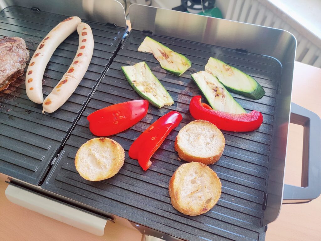 WMF Lono Master-Grill Elektrogrill Gemüse Grillergebnis