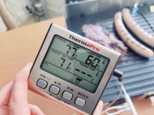 ThermoPro TP17 Grillthermometer Test nach 6 Minuten