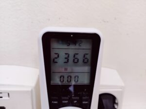 Tefal Maxi Plancha CB690D Elektrogrill Stromverbrauch auf höchster Stufe