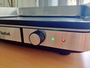 Tefal Maxi Plancha CB690D Elektrogrill fertig aufgeheizt