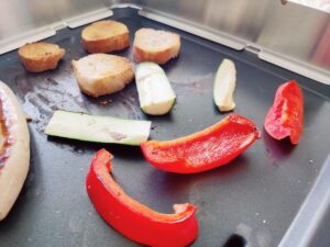 Tefal Maxi Plancha CB690D Elektrogrill Grillergebnis Gemüse