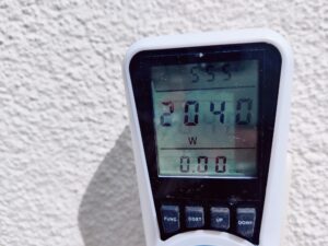 TZS First Austria FA-5350-3 Elektrogrill Stromverbrauch auf höchster Stufe