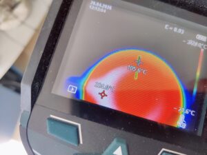George Foreman 22460-56 Elektrogrill Temperatur außen