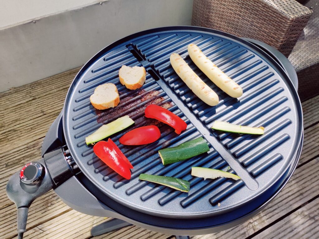 George Foreman 22460-56 Elektrogrill Ausnutzung der Grillfläche