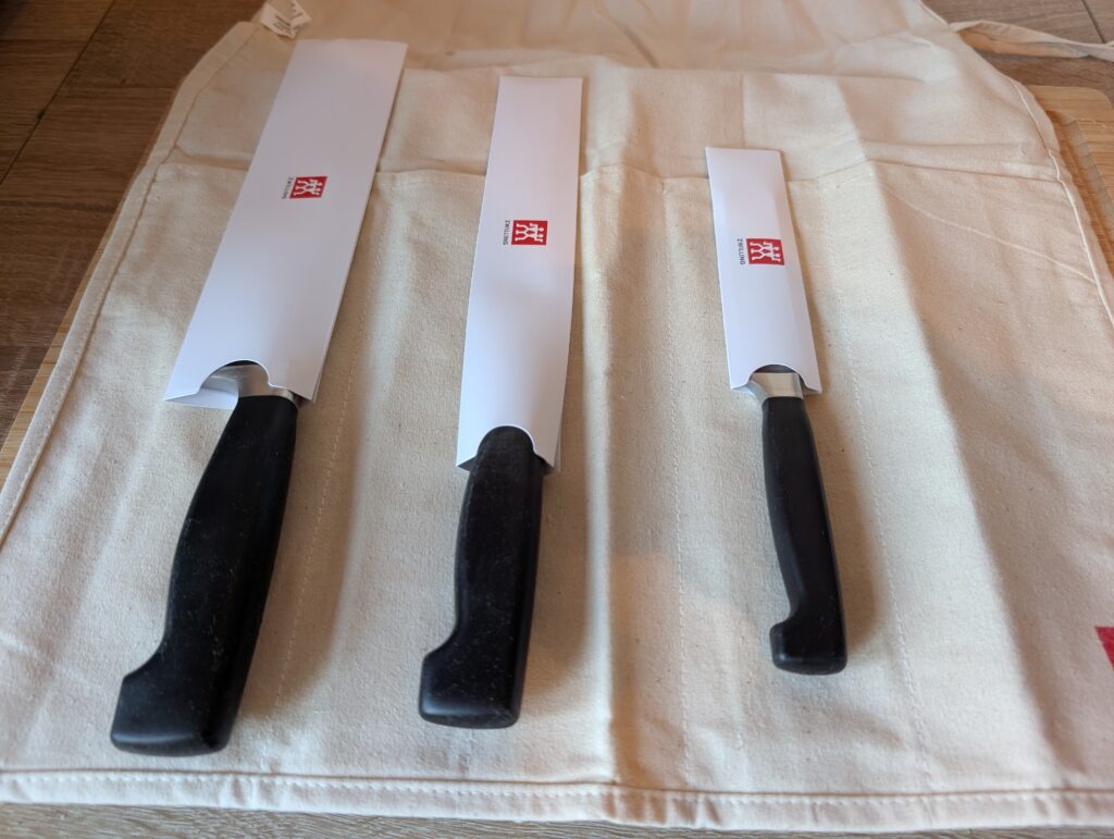 ZWILLING Vier Sterne Messerset Messer in Papierhüllen
